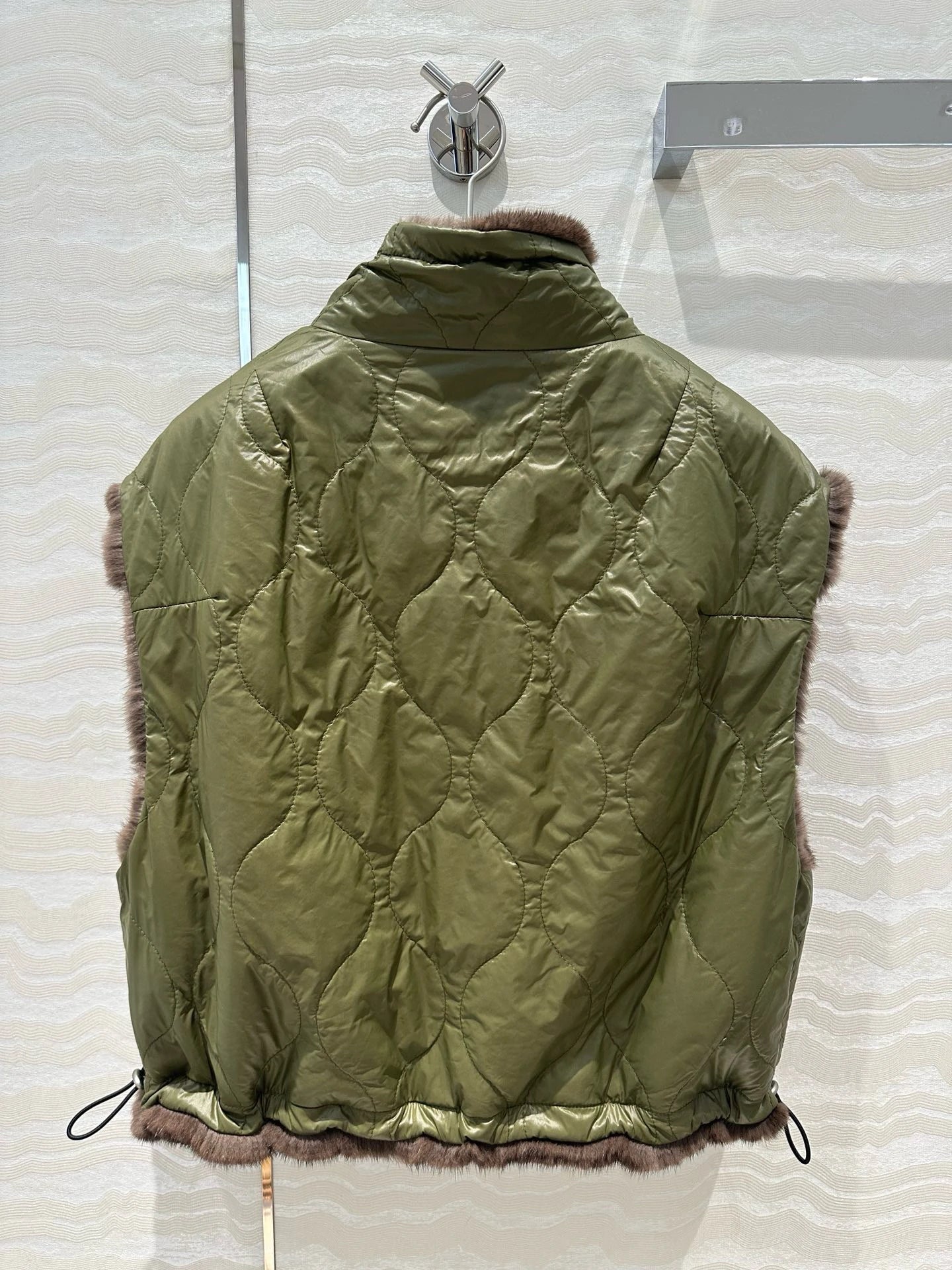 Autumn-winter luxurious short mink zippered vest Badiee Stylez