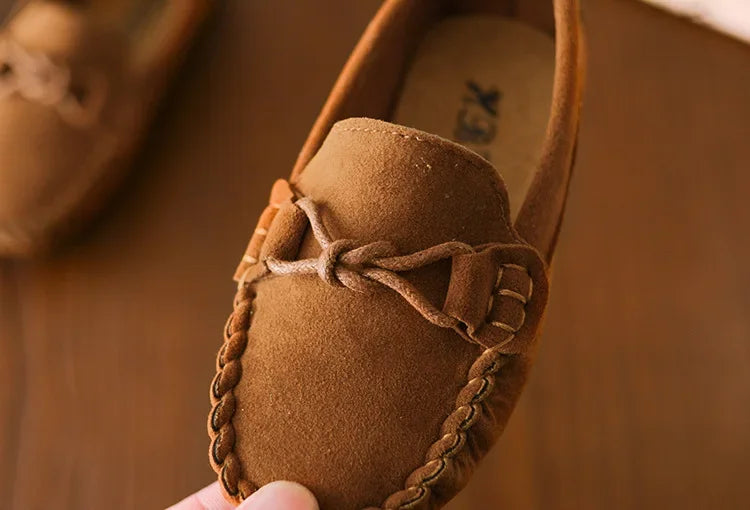 Children Loafers Shoes Boys Flat Sneakers Baby Kids Casual Shoes Toddler Girls Breathable Slip-on Shoes Soft Bottom Solid Color Badiee Stylez