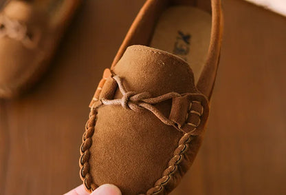 Children Loafers Shoes Boys Flat Sneakers Baby Kids Casual Shoes Toddler Girls Breathable Slip-on Shoes Soft Bottom Solid Color Badiee Stylez