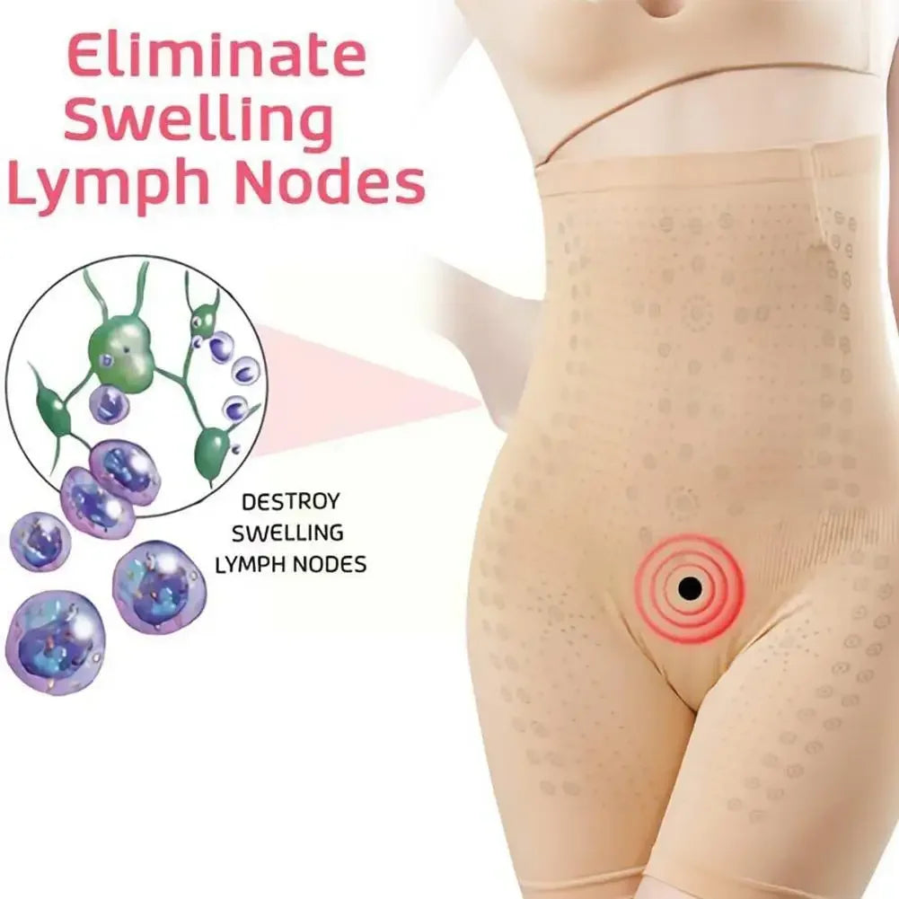 Far Infrared Negative Oxygen Ion Fat Burning Tummy Control & Detox Bodysuit Tummy And Hip Lift Pants For Women