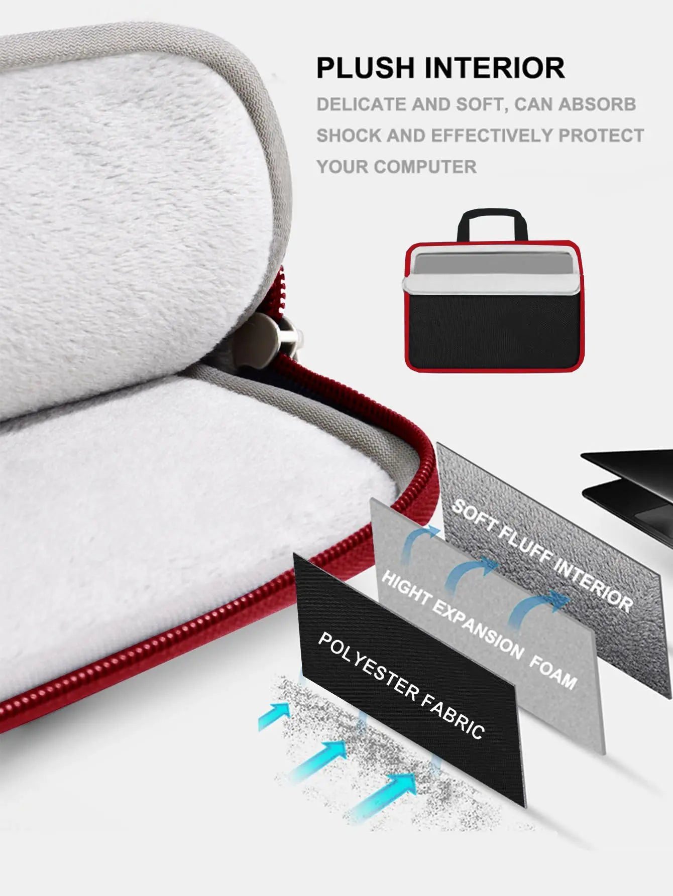 Laptop Shoulder Bag 15 15.6 16 Inch Compatible MacBook Pro 16 15.4 Inch,Spill-Resistant Handbag for Most 14"-16" Notebooks