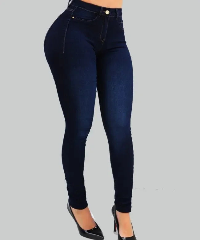 2024 Hot Sale Women's Stretch Jeans Fashion Slim Denim Pencil Pants Casual Skinny Trousers Female Clothing S-2XL Drop Shipping