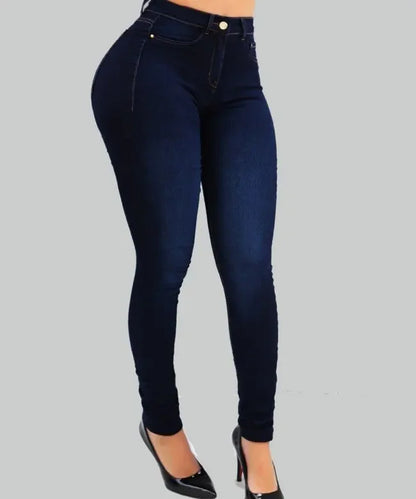 2024 Hot Sale Women's Stretch Jeans Fashion Slim Denim Pencil Pants Casual Skinny Trousers Female Clothing S-2XL Drop Shipping