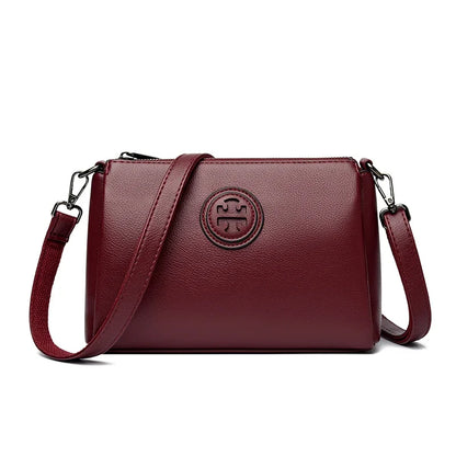 Versatile PU Crossbody Bag for Women Stylish High Quality Brand Design Zipper Solid Color Pattern Casual Daily Use Shoulder Bag - Badiee Stylez