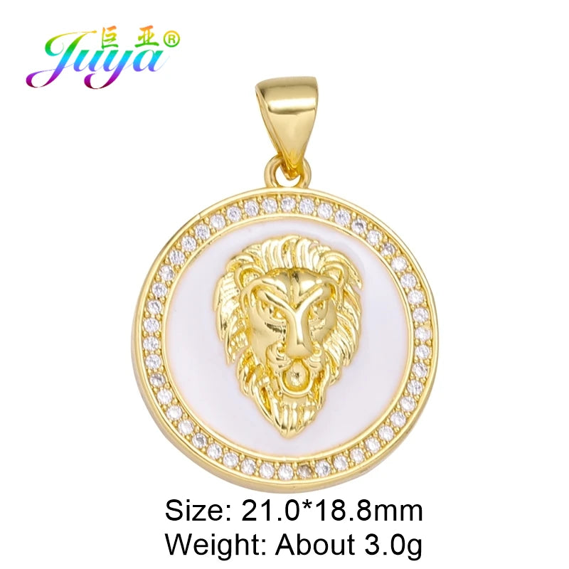 Juya Handmade Luxury Rainbow Zirconia 18K Gold Plated Decoration Snake Charms For DIY Fashion Talisman Jewelry Making Supplies Gold 23 CHINA