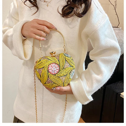 Luxury Gold Clutch Bags for Women 2025 Party Bags Evening Purse Designer Crossbody Bag New in Handbag Ladies hand bag sac femme