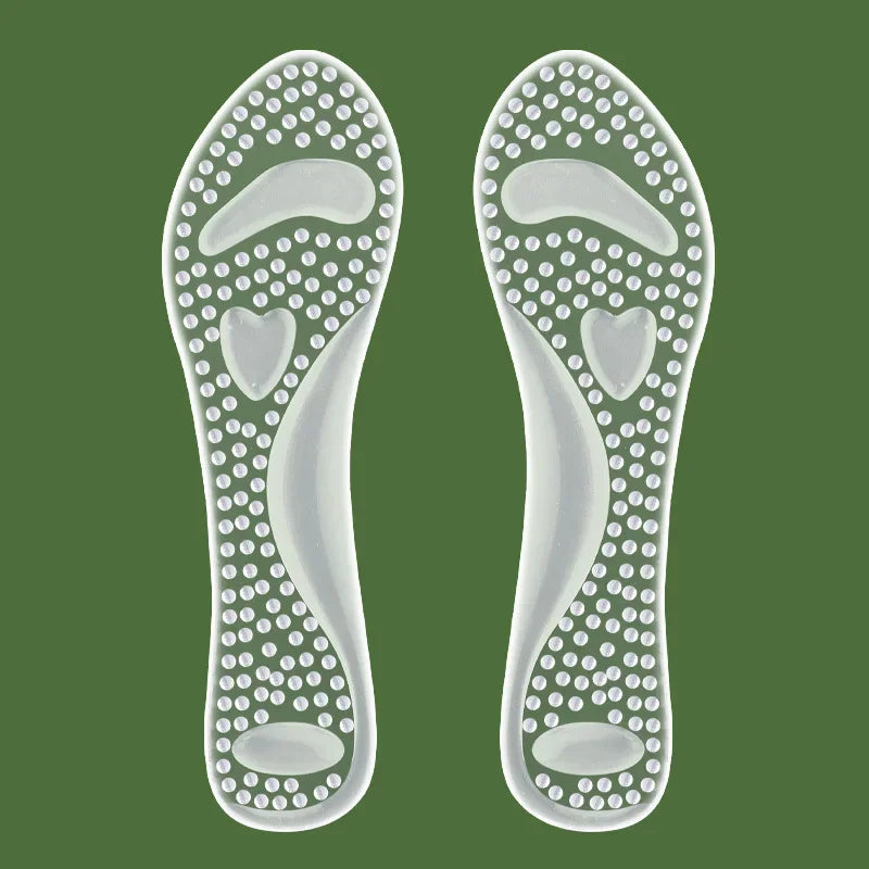 Anti Slip Sole Pads For High-Heels Arch Support Self-adhesive Sandals Insole Summer Comfortable Gel Insoles Silicone Cushion Transparent CHINA