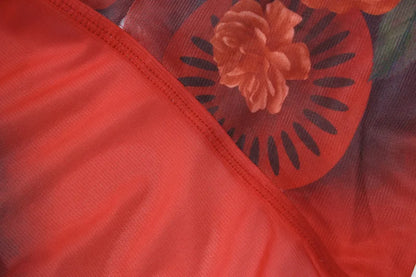 Combhasaki Womens Summer Beachwear Y2K Halter Deep V-Neck Sleeveless Backless Flower Tie-dye Print Bodycon Slim Short Mini Dress