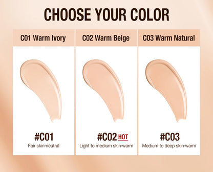 O.TWO.O Liquid Foundation Cream for Face 30ml High Coverage Makeup Base SPF30 Waterproof Concealer Makeup Foundation