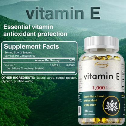 Vitamin E - Improve Skin Roughness, Anti-aging, Remove Acne Marks, Whiten, Enhance Immunity