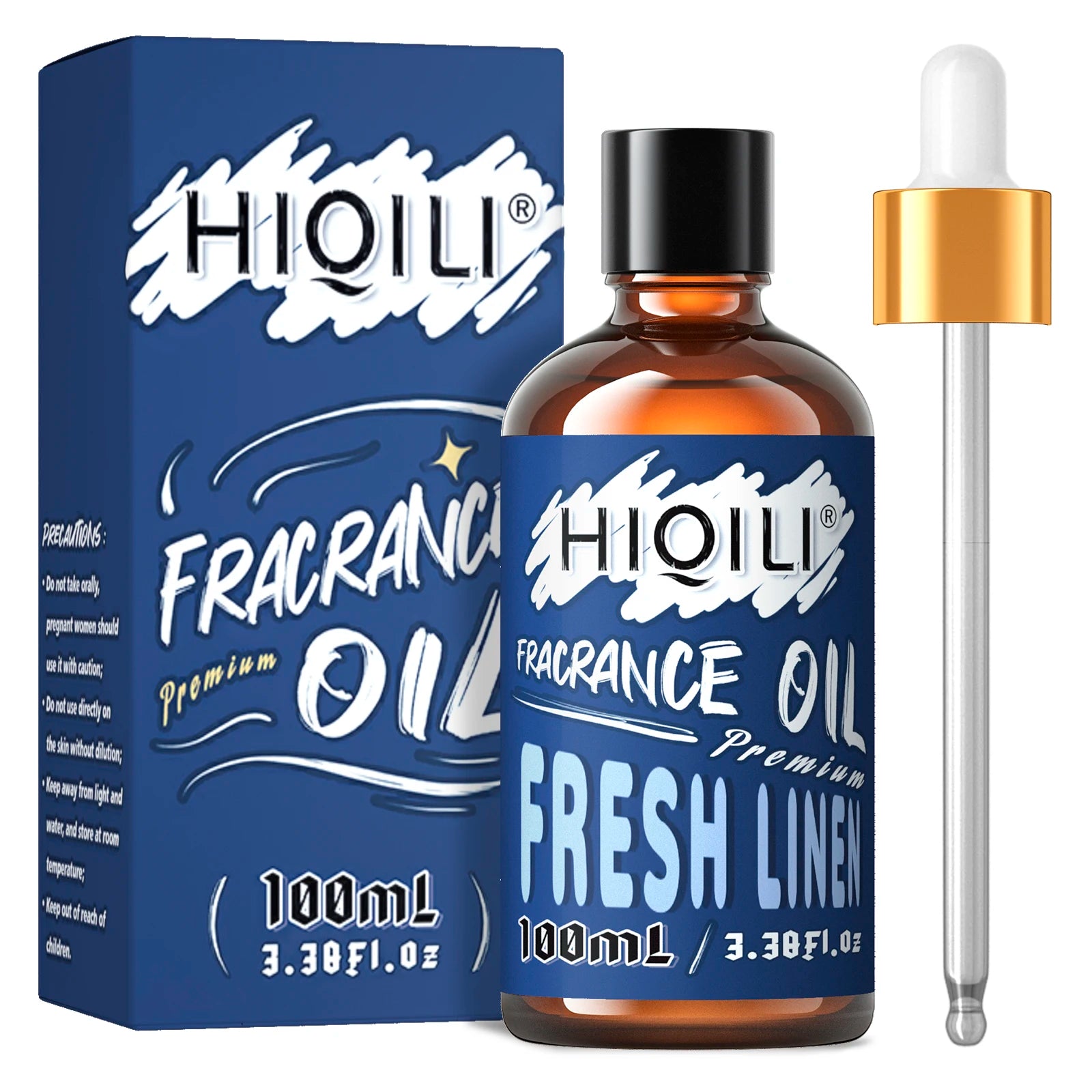 Fresh Linen Fragrance Oils,HIQILI 100ML 100% Pure Oil For Aroma Diffuser,Humidifier,Candle Making,Air Freshener,Soap,DIY,Gift - Badiee Stylez