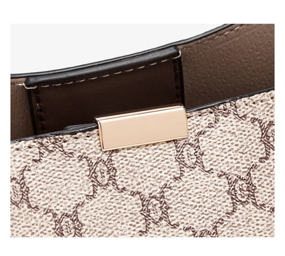 FOXER Monogram Women Shoulder Tote Bag 2025 Fashion Commuter Female Large Crossbody Purse for Mom