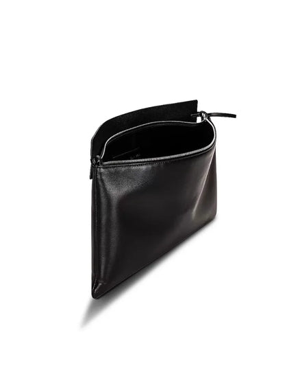 Envelope Bag Vintage Niche Wind Genuine Leather Wide Shoulder Strap Armpit Bag Hundred Sheepskin Shoulder Bag Clutch Bag
