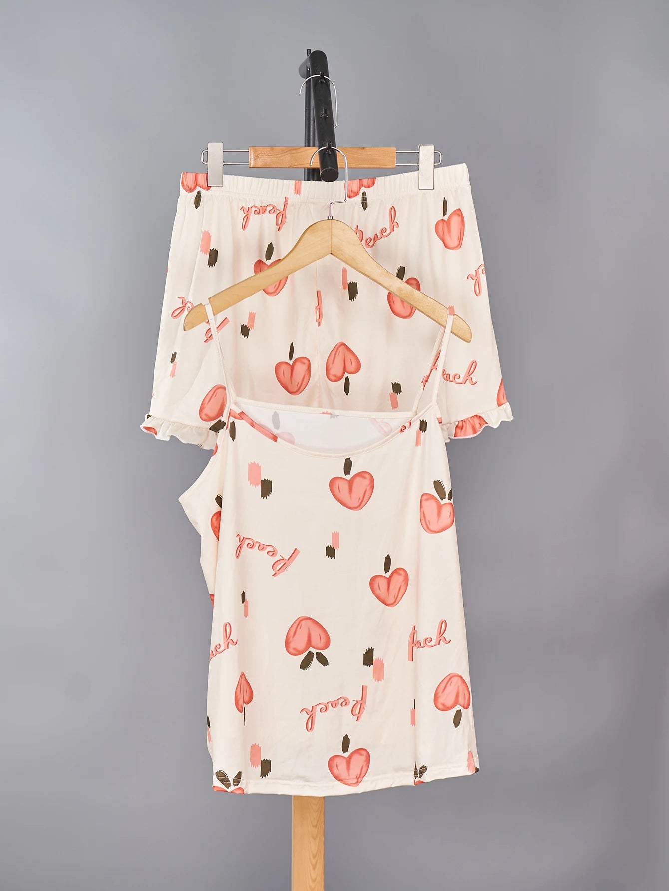 Women's suspender pajama set plus size pajama set 2024 new pajama milk silk pajama sleeveless shorts suspender shorts