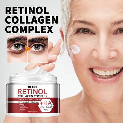 Retinol Wrinkle Removing Cream Anti Aging Firming Lifting Fade Fine Lines Moisturizing Brightening Skin Care Korean Cosmetics