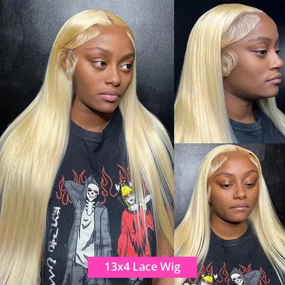 613 Blonde Lace Front Wig Human Hair 13X6 Hd Lace Frontal Wig Straight Lace Front Wigs Human Hair 13X4 Lace Front Human Hair Wig