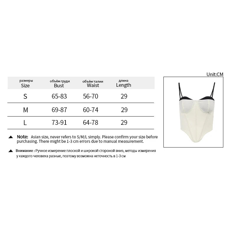 Xingqing y2k Tops Women Summer Clothes Contrast Color Spaghetti Strap Sleeveless Asymmetrical Hem Corset Tanks Party Clubwear