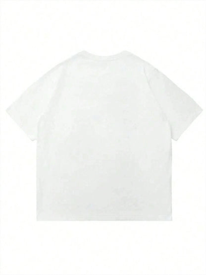 Plus Size Fashion Essential Oversized White MILANO 96 Tee for Effortless Style