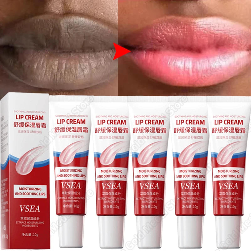 Remove Dark Lip Balm Fast Lightening Pink Lip Exfoliating Fade Lip Line Dead Skin Moisturizer Korean Care Products Beauty Health 5PCS