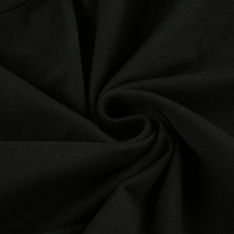 Backless Chic Fashion Skinny Sexy Long Sleeve Short Dress Women Rave Baddie Clubwear Black Solid Party Dresses