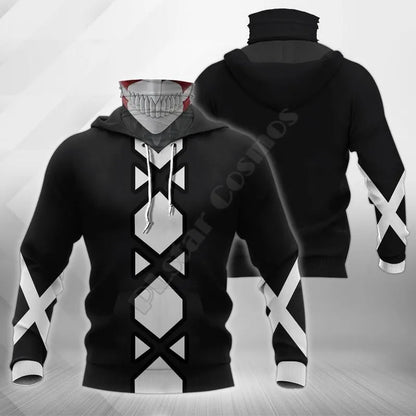 Police Skull 3D Printed Hoodies Harajuku Fashion Sweatshirt Women Men Casual Pullover Hoodie Mask Warm Drop Shipping Hoodie Mask 1