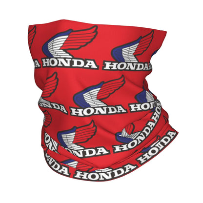 Custom H-Hondaes Motorcycle Rider Winter Headband Neck Warmer Women Men Ski Running Tube Scarf Moto Face Bandana Gaiter 15 Bandana