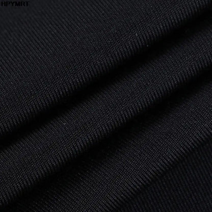 Long Black Dress Woman Round Neck Slim Bodycon Dresses New Summer Midi Dresses Sexy Dress For Party White Black Dresses Women