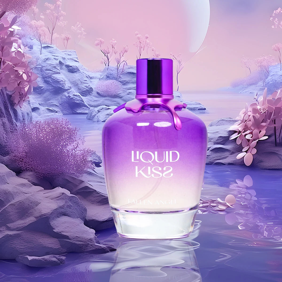 LIQUID KISS Eau De Parfum Spray for Women Floral Fruity Notes Sweet Fragrance for Ladies 3.4 Ounce FALLEN ANGEL Perfumes Badiee Stylez