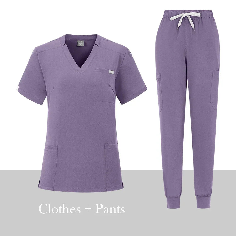 Wholesale Operating Room Medical Uniform Scrubs Hospital Working Scrubs Set Medical Supplies Nurse Dental Surgery Suit Workwear Badiee Stylez
