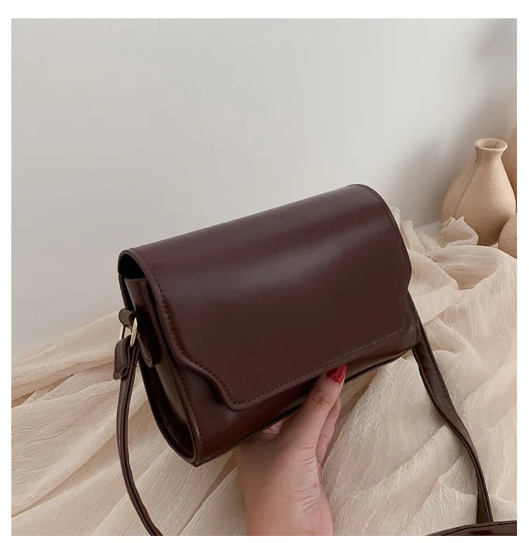 Mini Crossbody Bag for Women PU Leather Shoulder Bags Luxury Designer Handbag Fashion Female Messenger Small Square Pocket