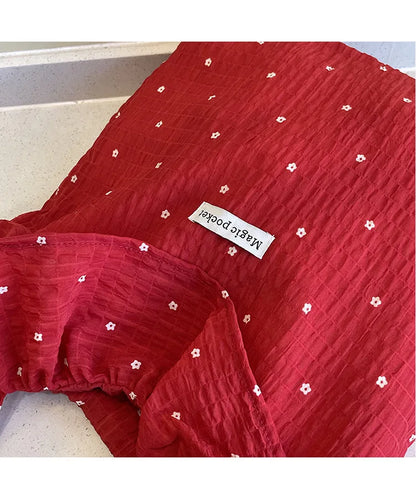 All-match Wave Point Chiffon Shoulder Bag Large Capacity Fairy Mesh Handbag Commuting Bag Korean Style Tote Bag Women