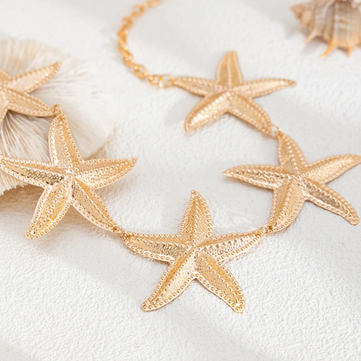 Ingemark Vintage Metal Star Starfish Waist Belly Belt Chain for Women 2025 New Fashion Boho Summer Beach Bikini Body Jewelry New