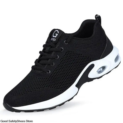 Steel Toe Safety Shoes Men Women Security Protection Work Shoes Lightweight Safety Boots Air Cushion Indestructible Shoes - Badiee Stylez