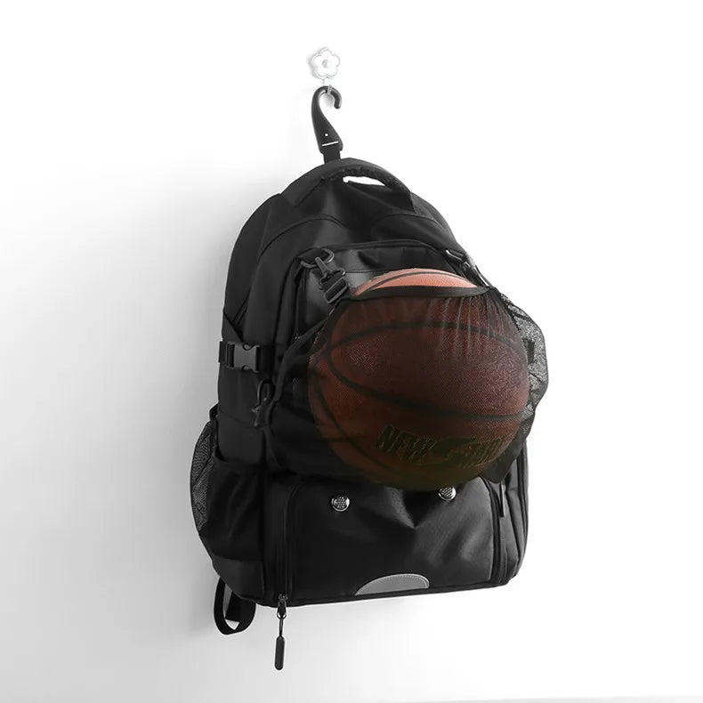 basketball sports backpack with shoe compartment man soccer bag boys football school bag black large capacity school backpack