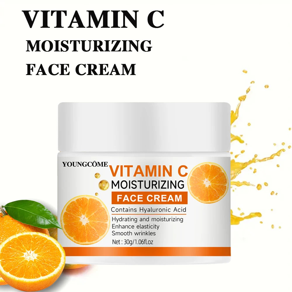 Vitamin C Moisturising Cream Repair Anti-aging Essence Facial Skin Care Contains Deep Hydration Moisturizer for Youthful Glow