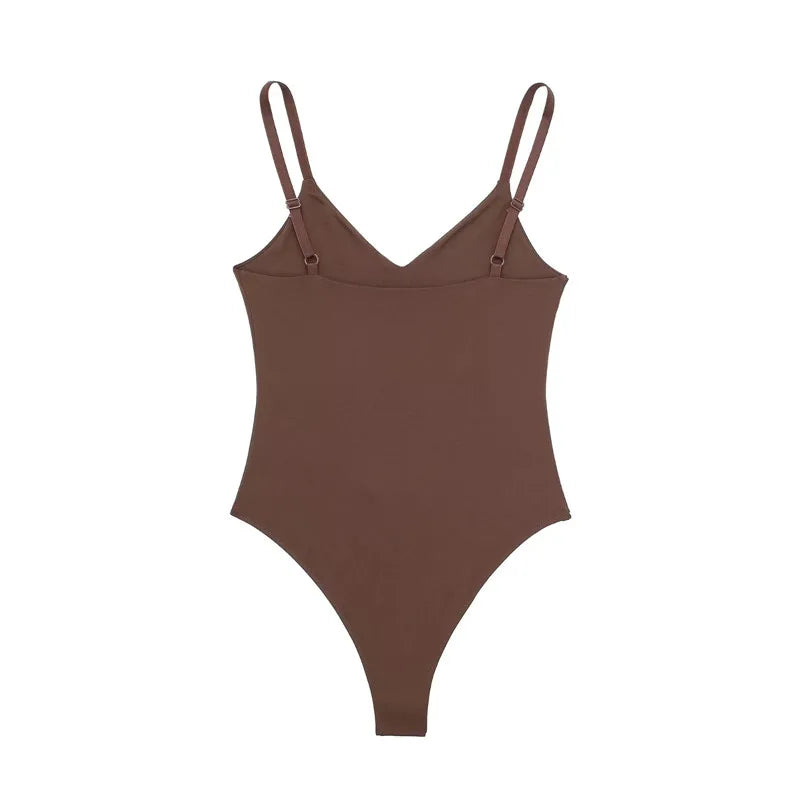 MUJER 2025 Black Woman Body Strappy Sleeveless Bodysuit Women Bodycon Backless Sexy bodysiuts Woman Lingerie Summer Overalls