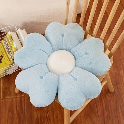 Sunflower Pillow, Daisy Seat Cushion, Flower Mat, Office Mat, Plush Toy Mat, Christmas Gift, Halloween, Thanksgiving Gift Badiee Stylez
