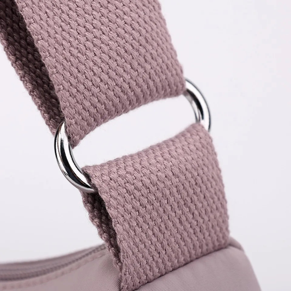 Just Hold A Lot Waterproof Nylon Shoulder Crossbody Bags for Women Messenger Travel Daily Use Bags Suitable for Mothers Shopping