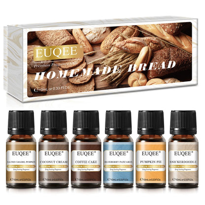EUQEE 10ML Men's Fragrance Oil For Car Diffuser,Making Candle Leather Forest Pine Coffee Cake Cedarwood Bay Rum 1pcs/3pcs/6pcs - Badiee Stylez