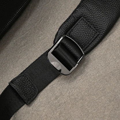 Hot Sale 15.6" Men Laptop Backpack Genuine Leather Waterproof Backpack Fashion Travel Bags School Bag Leather Bookbag Daypack