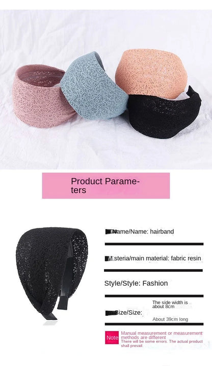 Women's Wide Brim Hair Band Black Hair Band Face Wash Hair Fixer Non-Slip Hairpin Резинки Для Волос Headbands for Women