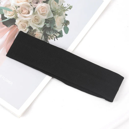 New Unisex Headband Sports Elastic Running Hair Bands Yoga Hairband Women Men Fashion Makeup Hair Hoop Headwrap Hair Accessories black