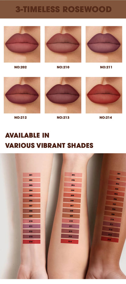 Rozza Waterproof Lip Liner Pencil Set, Weightless Precise Liner with Super Soft Blendable Texture Matte Soft