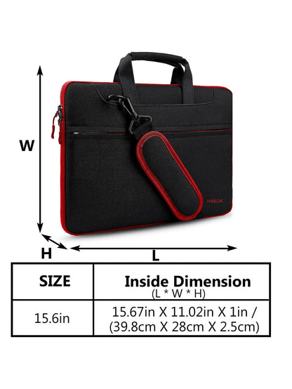 Laptop Shoulder Bag 15 15.6 16 Inch Compatible MacBook Pro 16 15.4 Inch,Spill-Resistant Handbag for Most 14"-16" Notebooks
