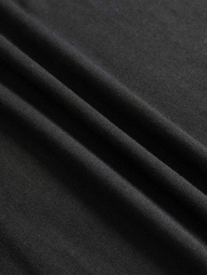 Letter Print Crew Neck Pullover T-Shirt Casual Short Sleeve Crop T-Shirt for Every Day Women's Clothing