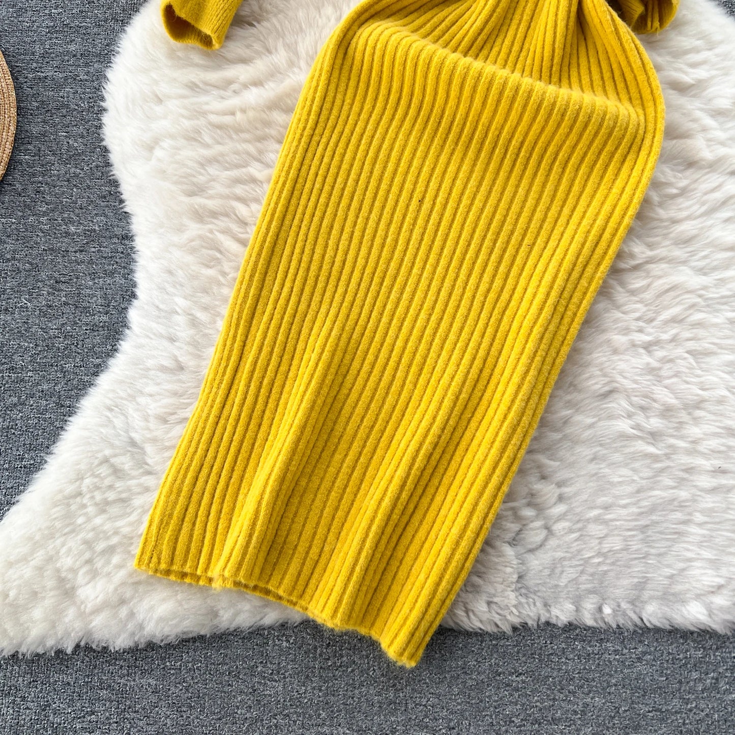 SINGREINY Beading Casual Two Piece Set Women Long Sleeve O Neck Pullover Midi Dress Fashion 2023 Winter Sweater Suit Dresses Badiee Stylez