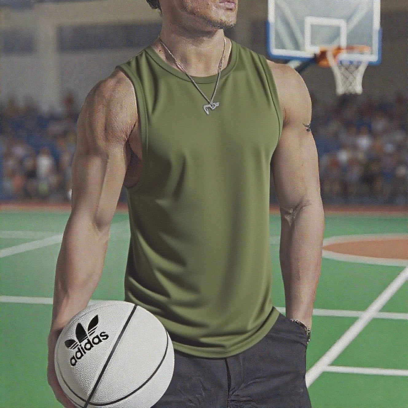 2025 New Summer Marathon Quick Dry Sports Tank Top Men's Sleeveless Tank Top Running Training Basketball Loose Fit Tank Top Badiee Stylez