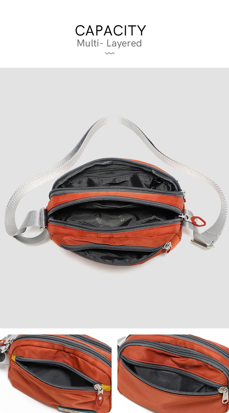Fouvor Women Shoulder Bag Trend 2025 Nylon Small Crossbody Bag Fashion Sports Waterproof High End Messenger Bags Ladies 2587-19