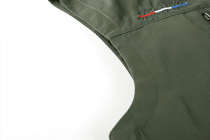 Men's Summer vest 2024 Thin Style Multi Pocket Waterproof Durable Large Size Casual Outdoor Travel Vest Men's Sleeveless Jacket