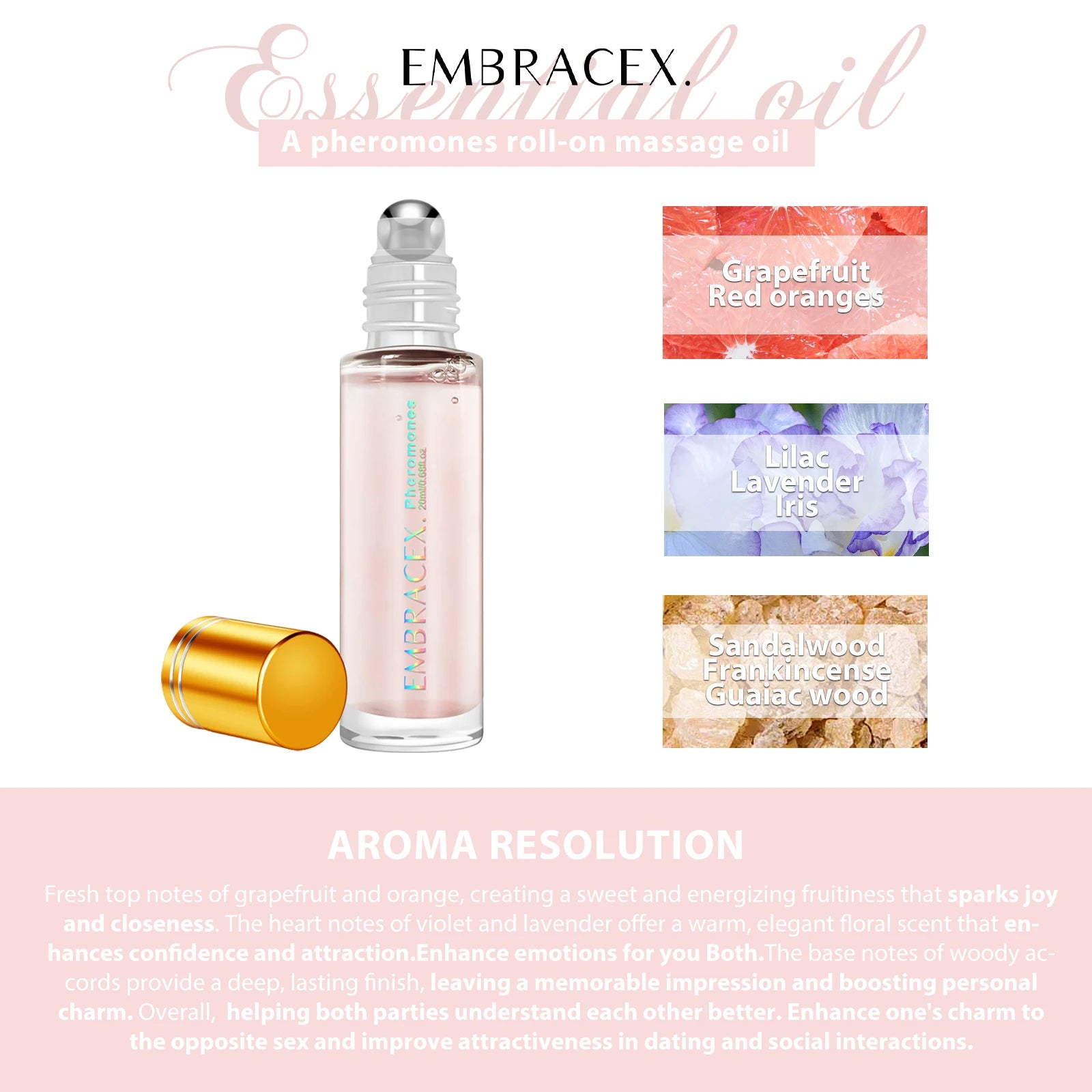 20ml Pheromone Perfumes Essential Oils Pheromone Perfume Women Oil Roll On Perfume Gifts Skincare Badiee Stylez